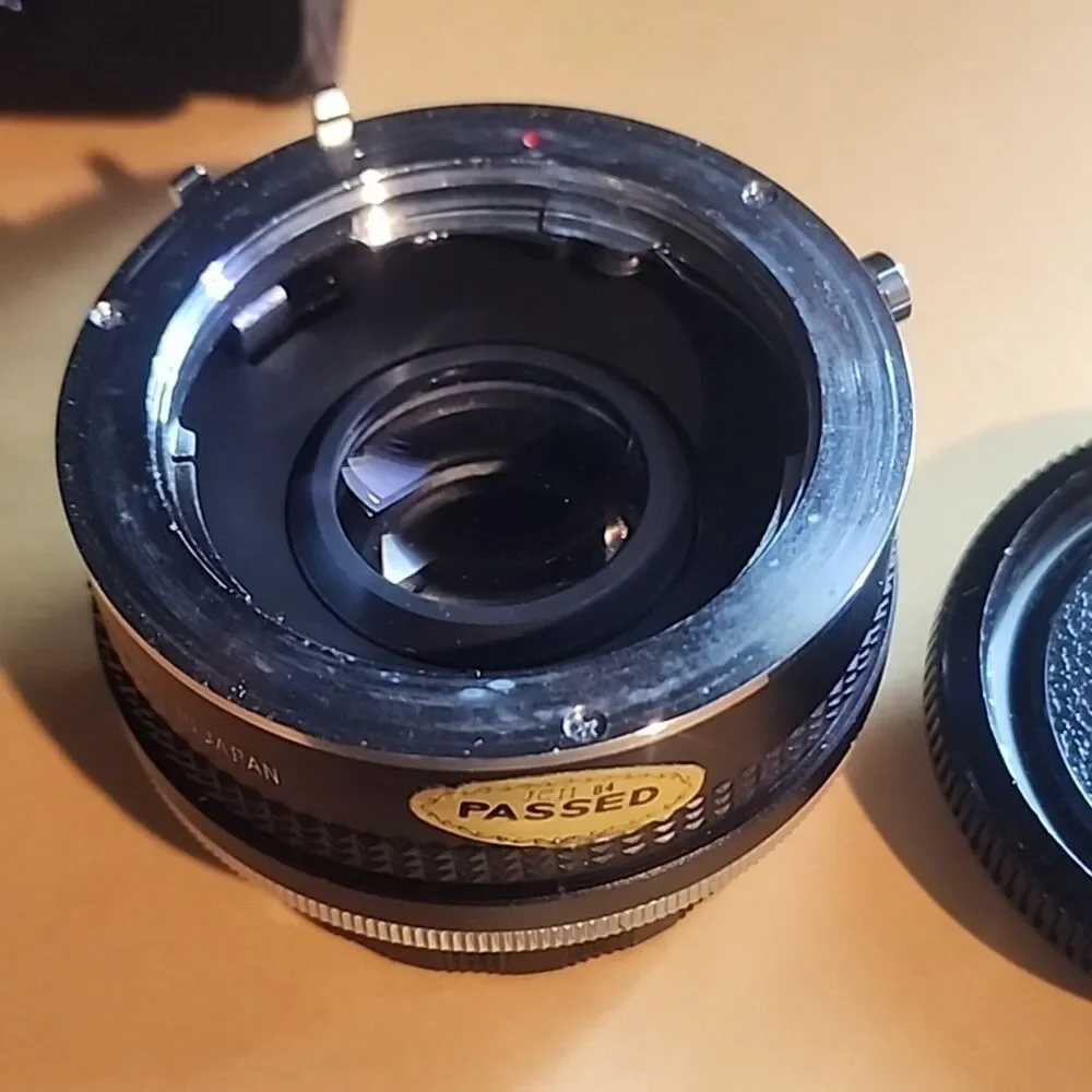 Asanuma Minolta Auto-Tele Converter 2x Camera Lens w/ Case